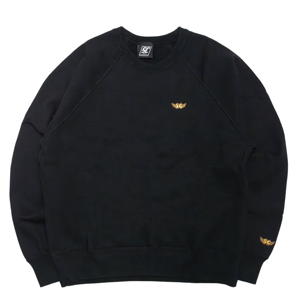 CREW NECK（TYLER WARREN LOGO）/ BLACK