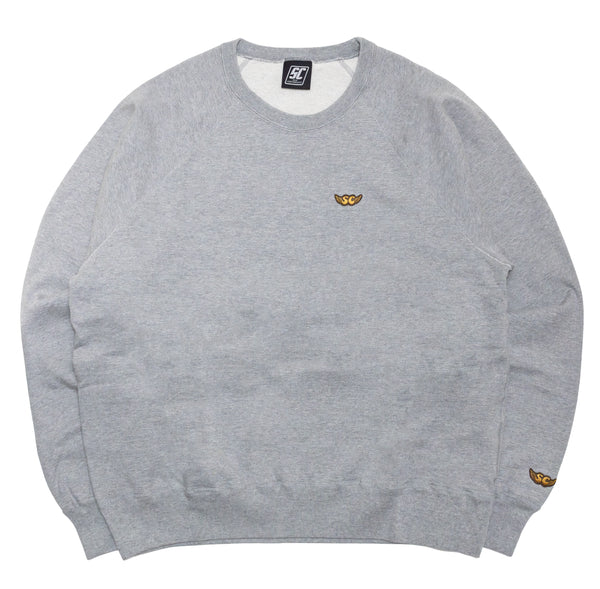 CREW NECK（TYLER WARREN LOGO）/ TOP GRAY