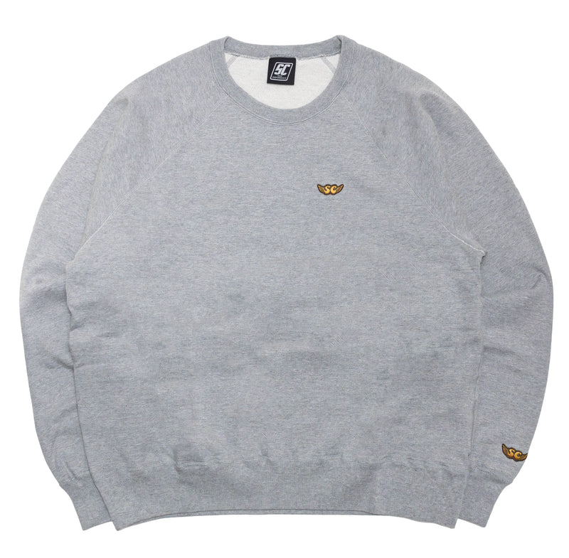 CREW NECK（TYLER WARREN LOGO）/ TOP GRAY