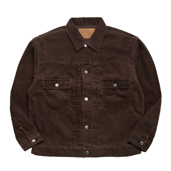 subculture CORDUROY S07XX JACKET（sv925） BIO-FINISHED CORDUROY S07XX JACKET / BROWN(SILVER EDITION) – SC
