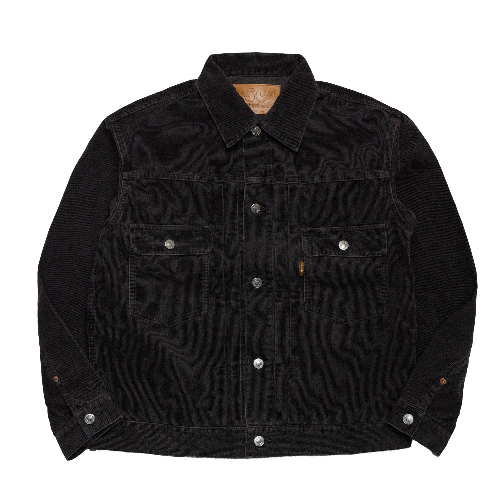 BIO-FINISHED CORDUROY S07XX JACKET / BLACK – SC WEB STORE BIO-FINISHED CORDUROY S07XX JACKET / BLACK – SC WEB STORE