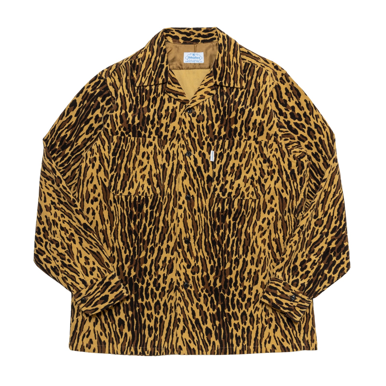 サブカルチャー sc LEOPARD CORDUROY SHIRT MULTI LEOPARD CORDUROY SHIRT / MULTI – SC WEB STORE