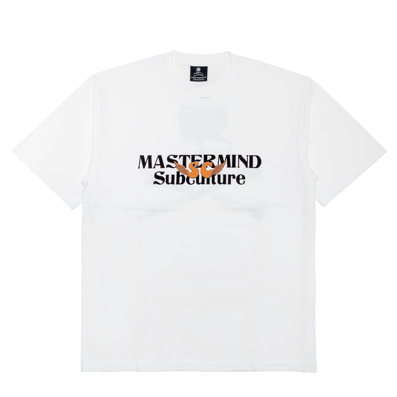 SUBCULTURE × MASTERMIND Tシャツ　サブカルチャー SUBCULTURE × MASTERMIND WORLD T-SHIRT / WHITE – SC WEB STORE