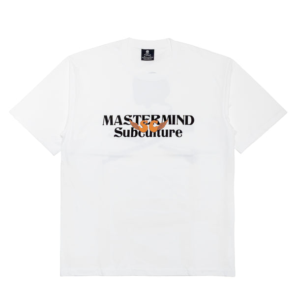 SUBCULTURE × MASTERMIND WORLD T-SHIRT / WHITE