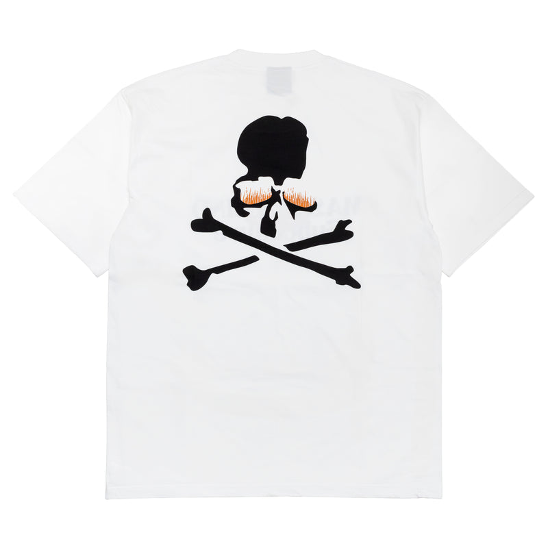SUBCULTURE × MASTERMIND WORLD T-SHIRT / WHITE