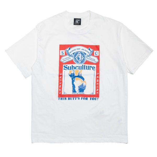 楽天市場】2【subculture SC Surfer T-SHIRT WHITE/BLUE サブ