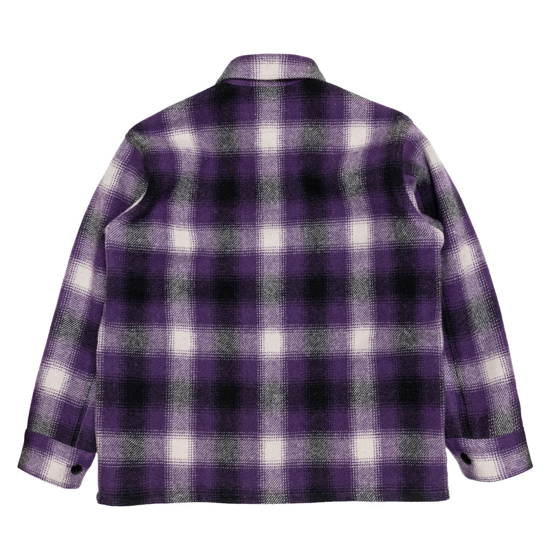 OMBRE CHECK JACKET / PURPLE CHECK – SC WEB STORE