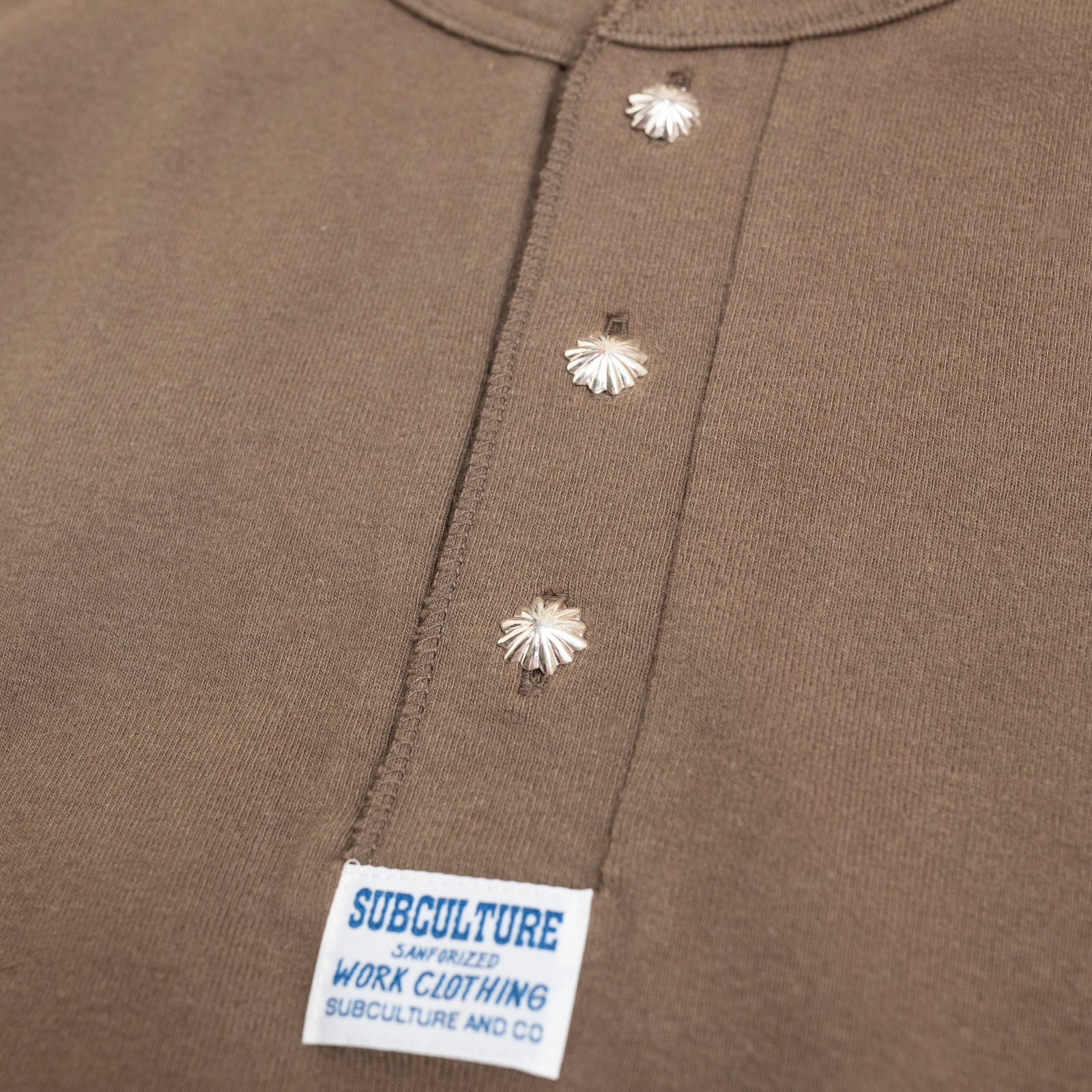 HENLEYNECK T-SHIRT（CONCHO SV925）/ OLIVE – SC WEB STORE