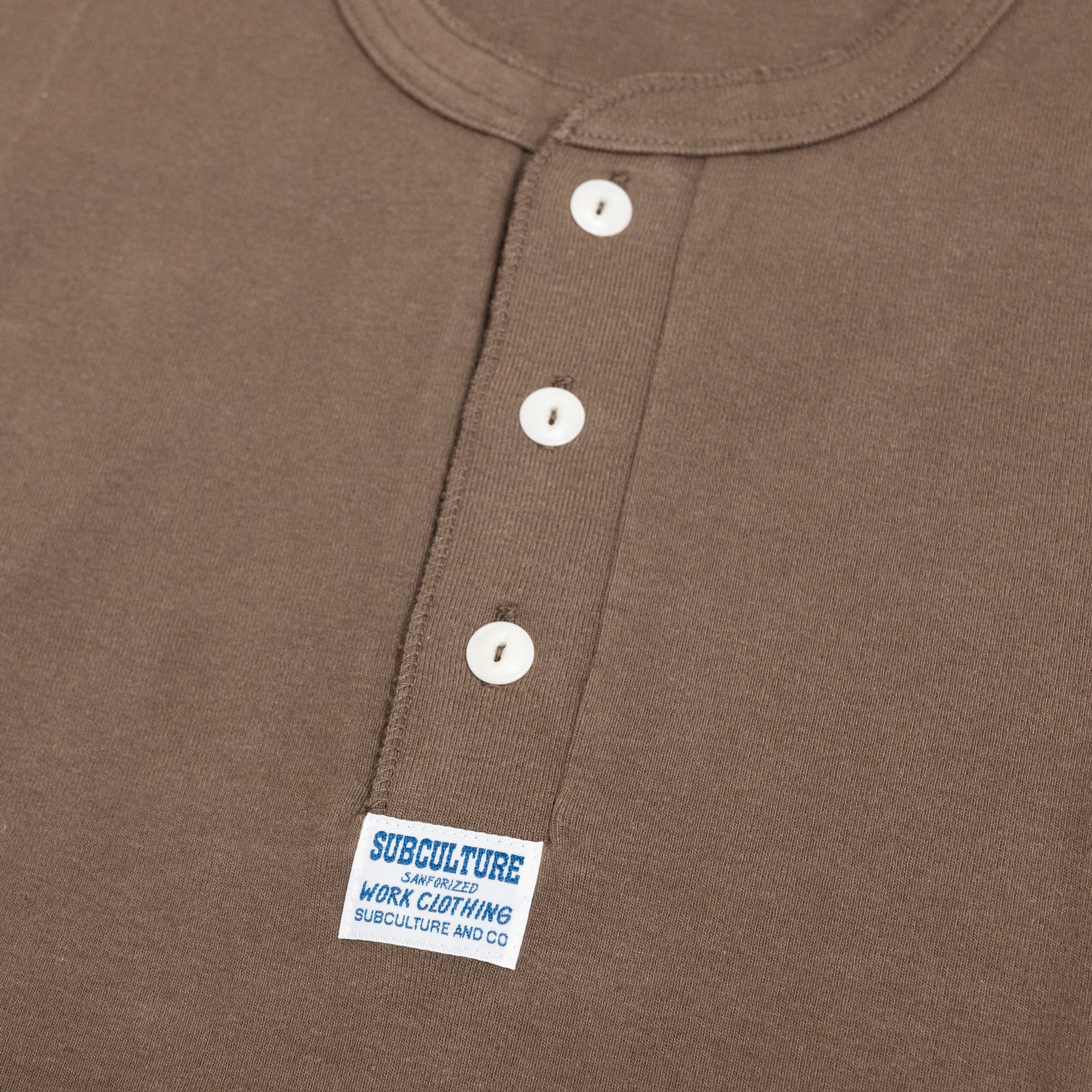 HENLEYNECK T-SHIRT / OLIVE – SC WEB STORE