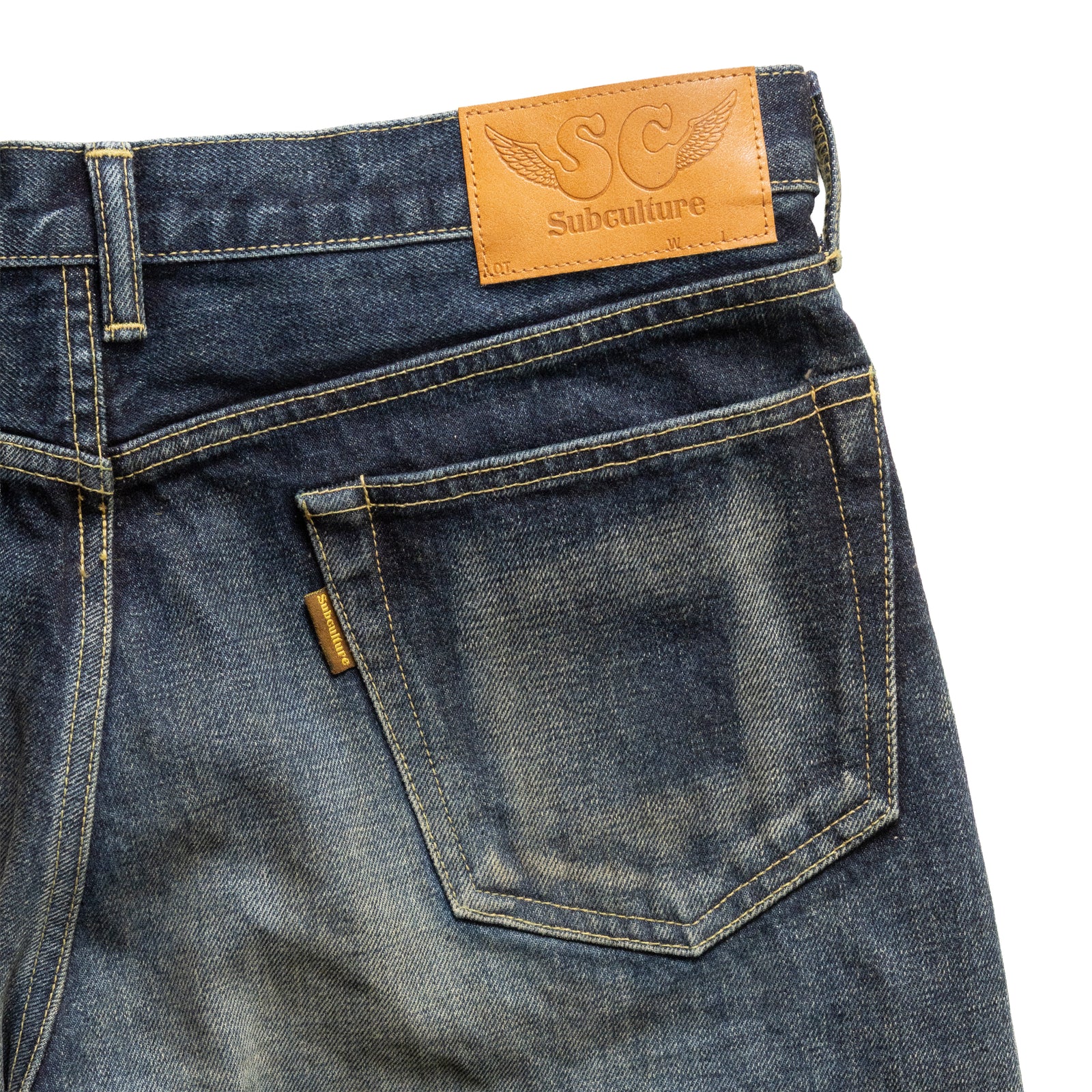 パンツ subculture SC DENIM PANTS S0166 試着】SC Denim Pants S0166 / INDIGO / Rigid – SC WEB STORE