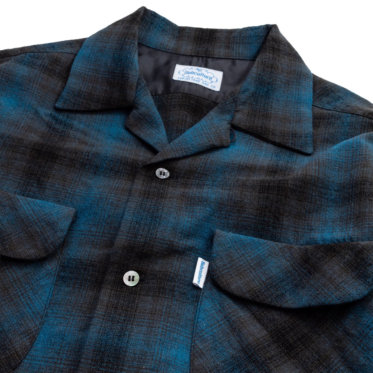1ST ANNIVERSARY “ARCHIVE” WASHABLE WOOL OMBRE CHECK SHIRT – SC WEB