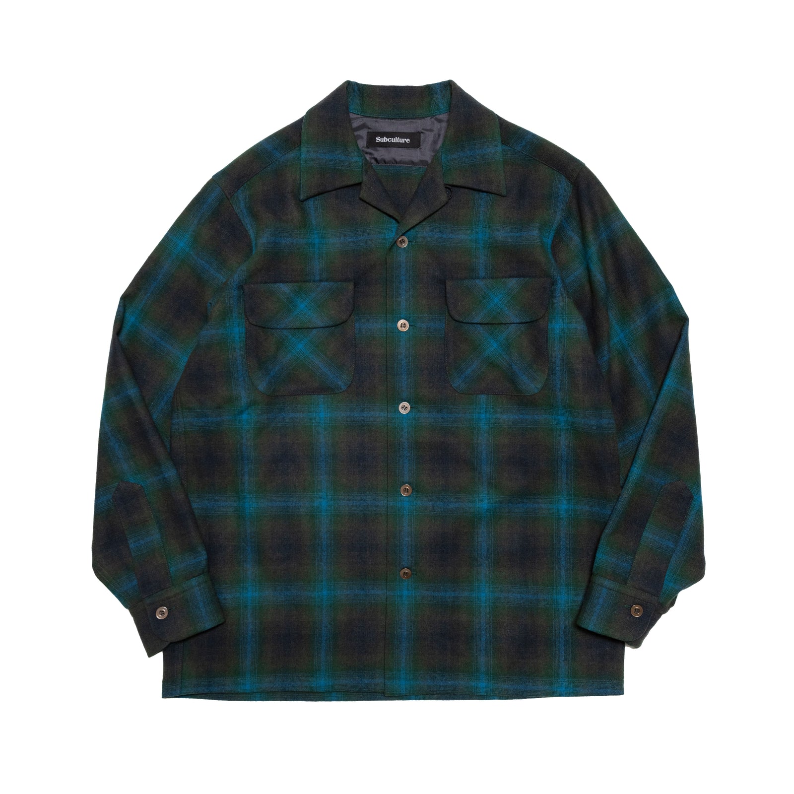 subculture WOOL CHECK SHIRT / GREEN サイズ2 47A6957_1600x.jpg?v=1709706780