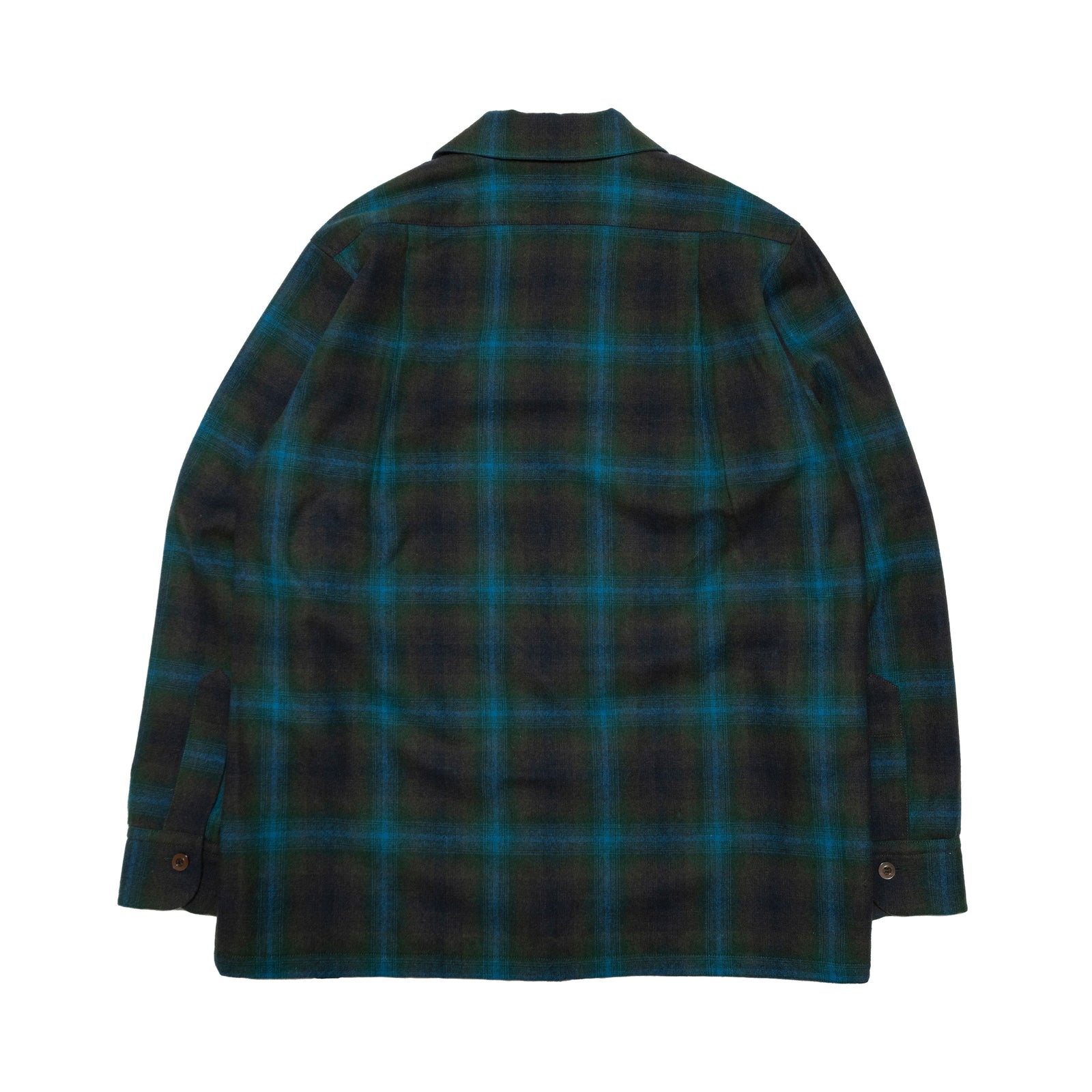 R*u様 Subculture WOOL CHECK SHIRT GREEN× 47A6959_1600x.jpg?v=1709706805