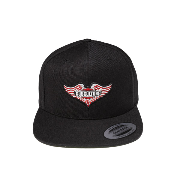 適切な価格 SUBCULTURE SNAPBACKCAP STORE WEB SC – BLACK×RED / 帽子
