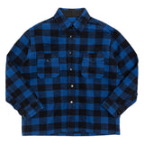 HEAVY BUFFALO CHECK JACKET / BLUE CHECK