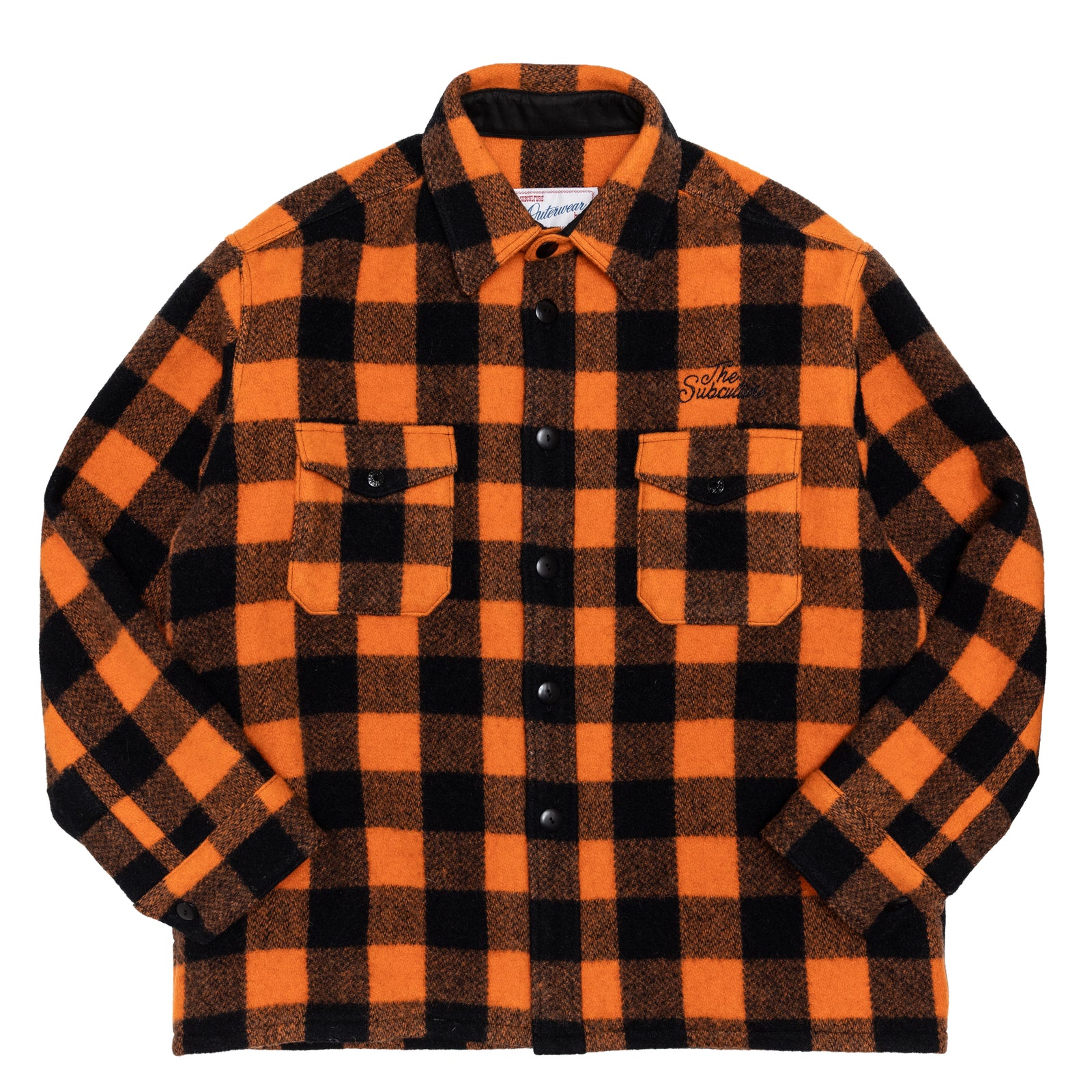 BUFFALO CHECK JACKET（POCKET TYPE) / ORANGE CHECK – SC WEB STORE