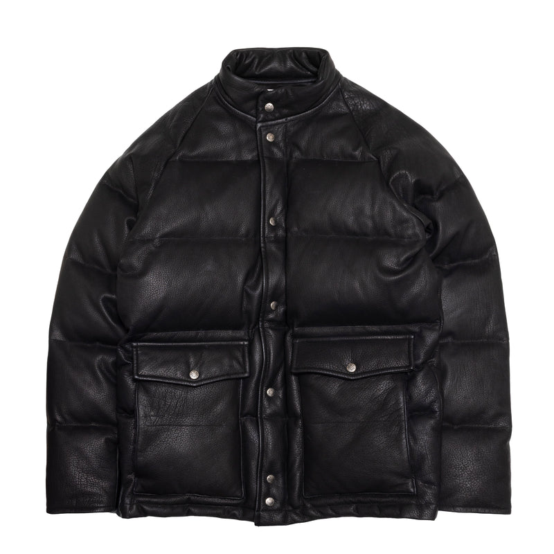 DEERSKIN LEATHER DOWN / BLACK – SC WEB STORE