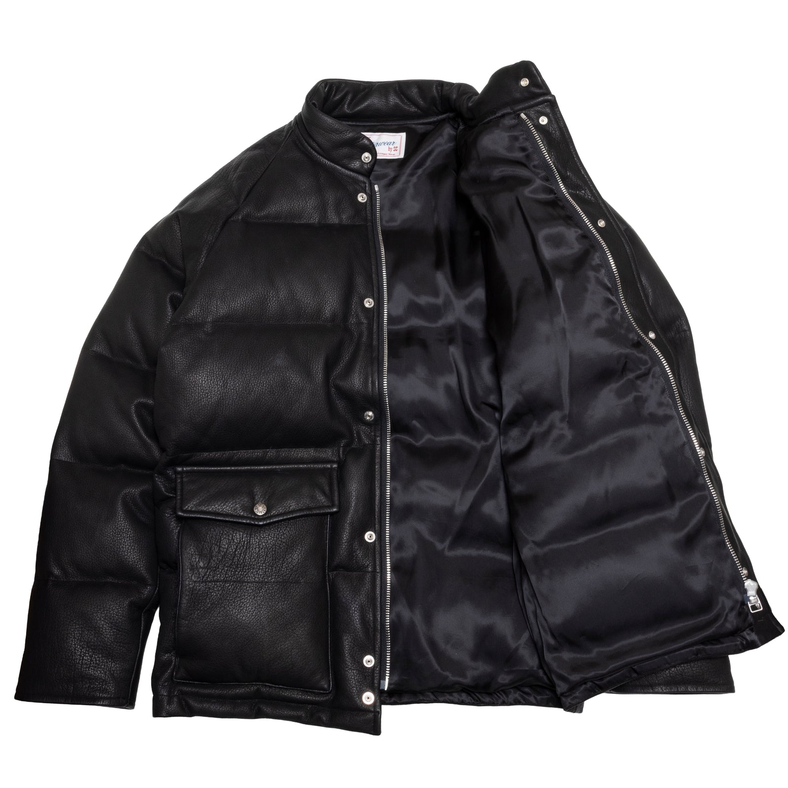 DEERSKIN LEATHER DOWN / BLACK – SC WEB STORE