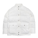 DEERSKIN LEATHER DOWN / WHITE