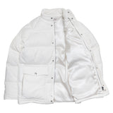 DEERSKIN LEATHER DOWN / WHITE