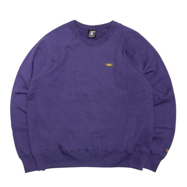 CREW NECK（TYLER WARREN LOGO）/ PURPLE