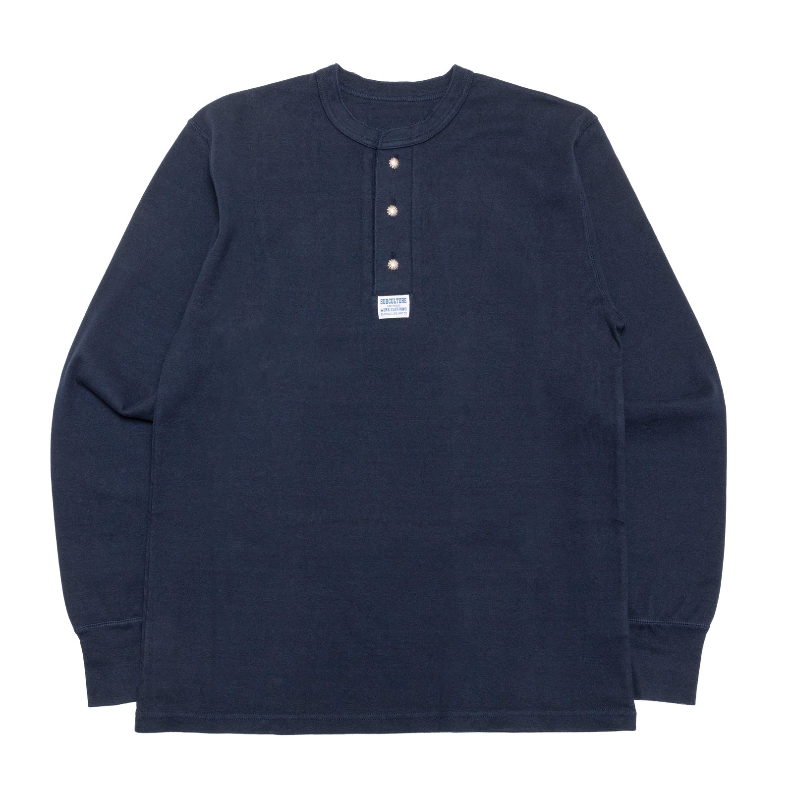 HENLEYNECK LONG SLEEVE T-SHIRT （CONCHO SV925） / NAVY – SC WEB STORE