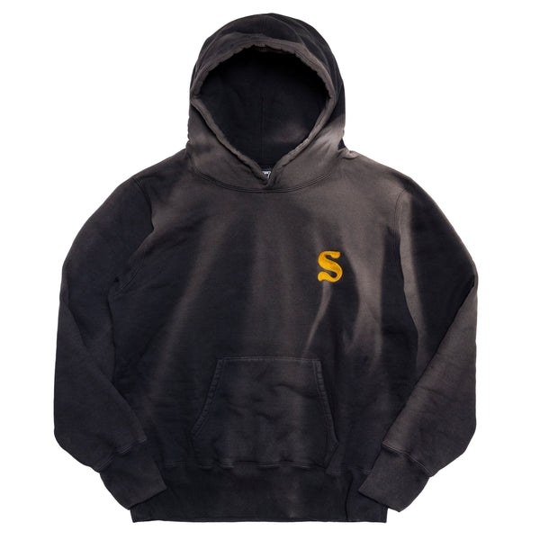 SUN FADE HOODIE / BLACK