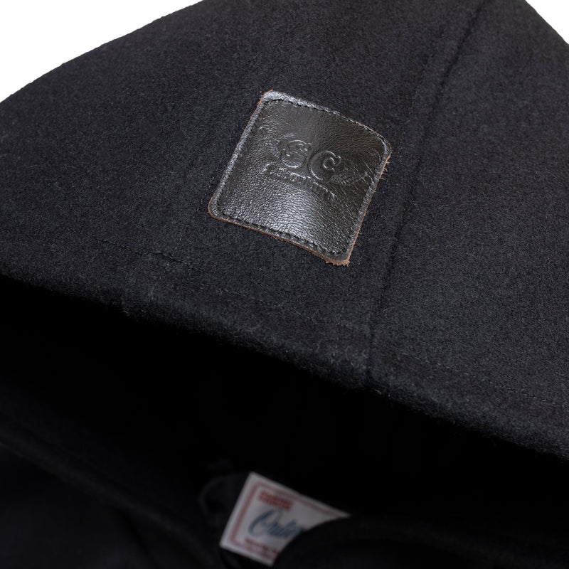 WOOL MARINE PARKA / BLACK