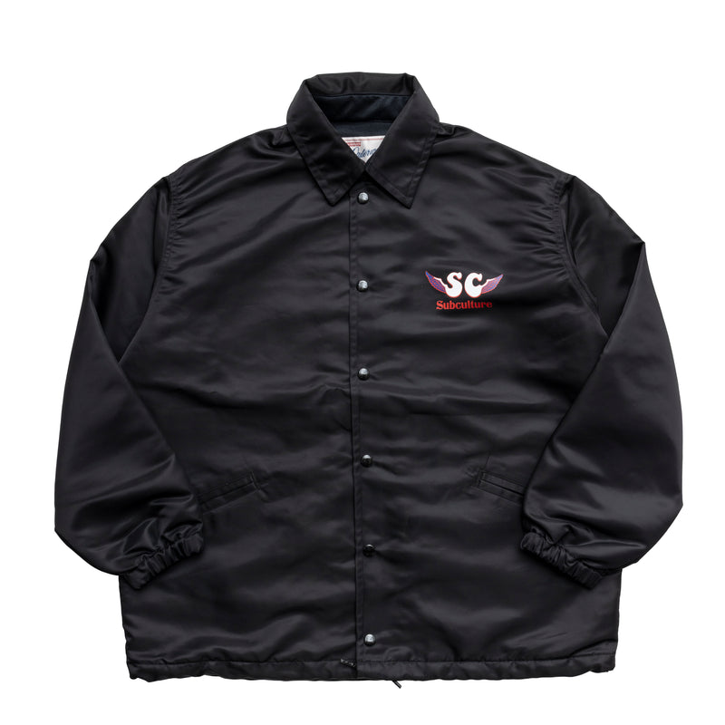 COACHES JACKET / BLACK – SC WEB STORE
