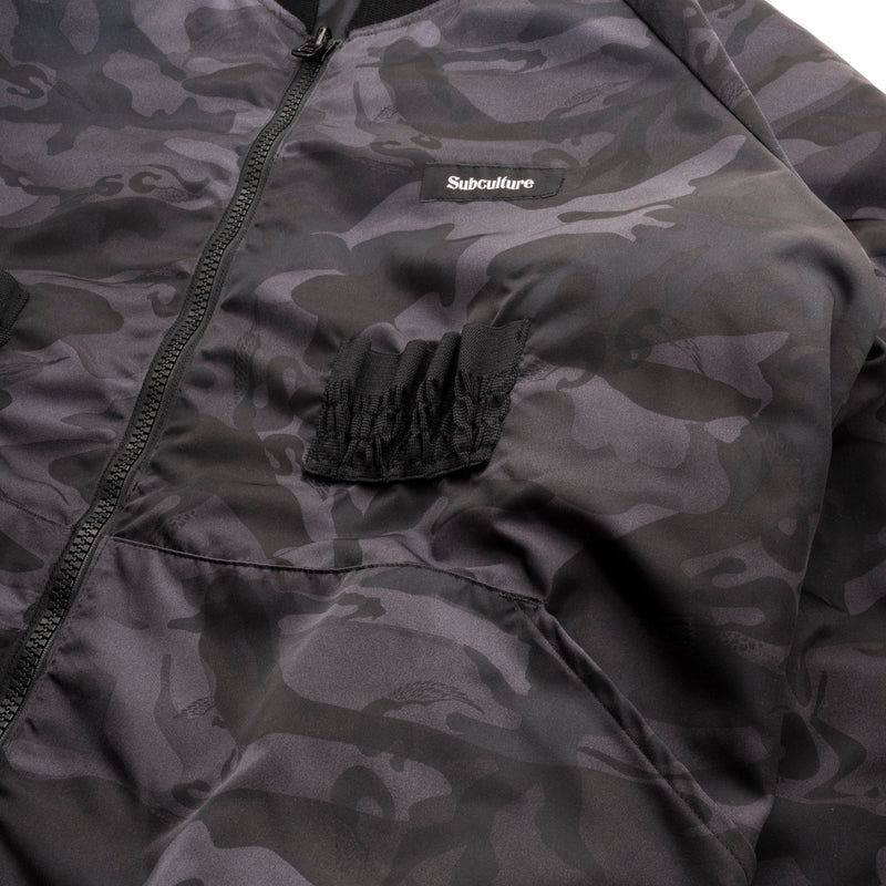 FIELD-MA1 REVERSIBLE JACKET / BLACK CAMO – SC WEB STORE