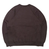 CREW NECK（SUBCULTURE CRACK PRINT）/ BROWN