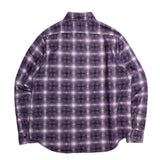 COTTON CHECK SHIRT / PURPLE CHECK