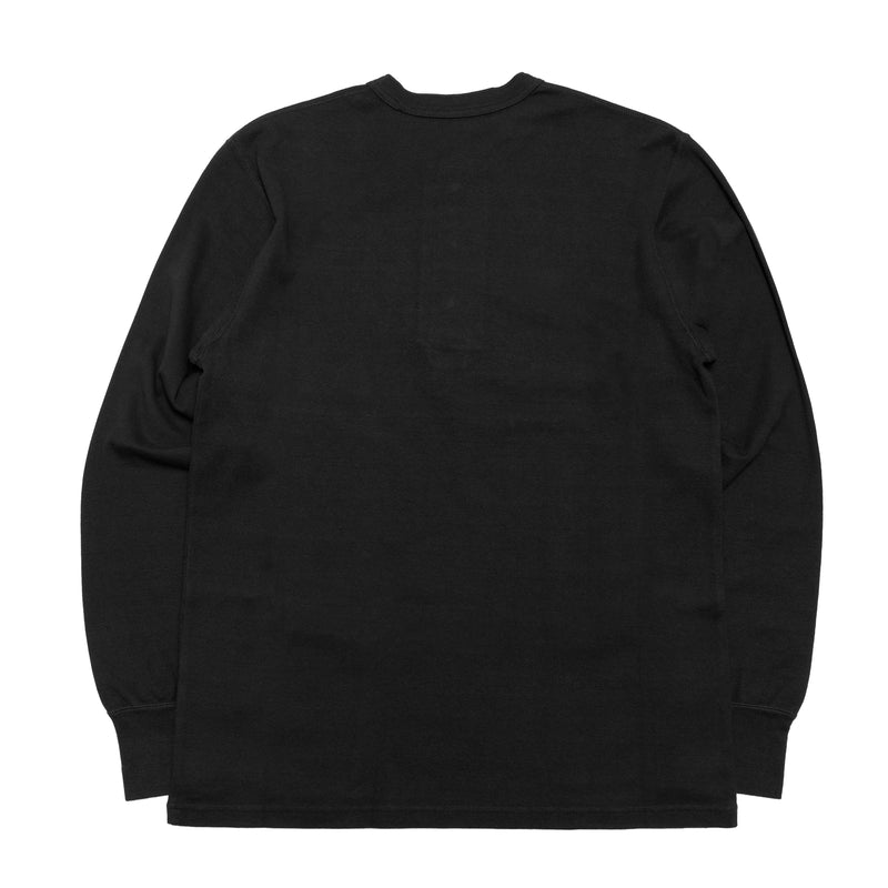 HENLEYNECK LONG SLEEVE T-SHIRT （CONCHO SV925） / BLACK – SC WEB STORE
