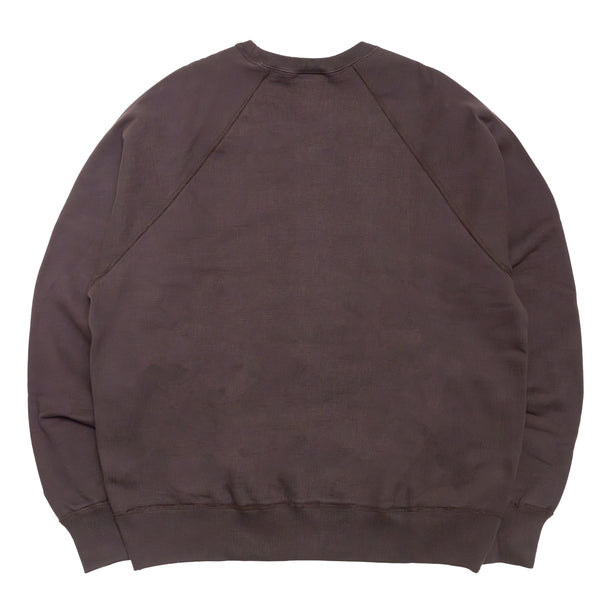 CREW NECK（TYLER WARREN LOGO）/ BROWN