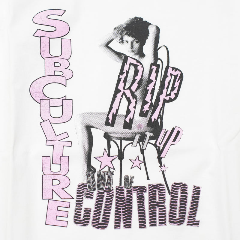 OUT OF CONTROL T-SHIRT / WHITE