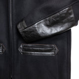 WOOL MARINE PARKA / BLACK