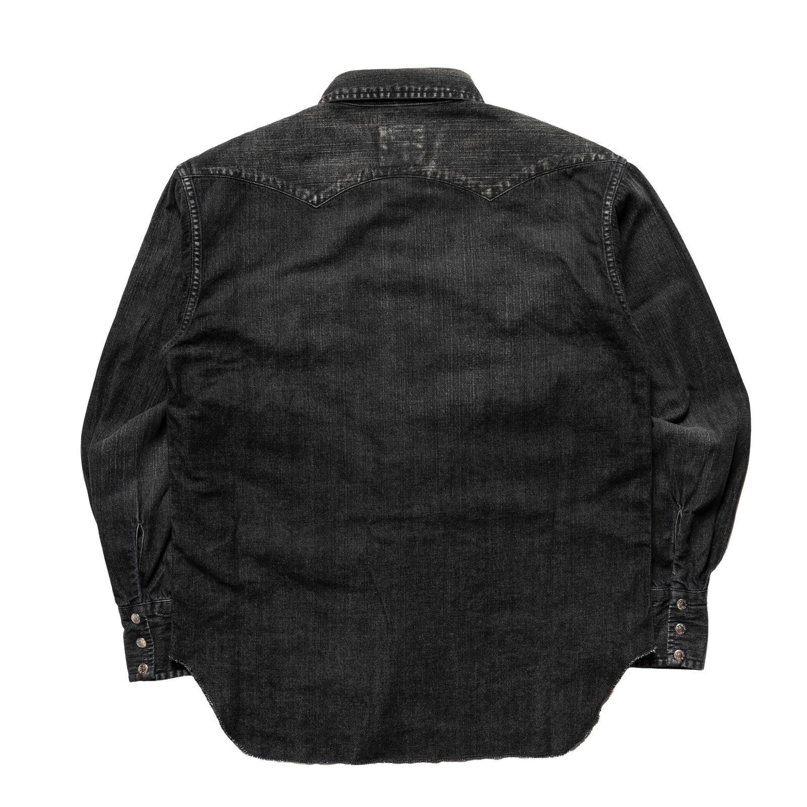 SKULLTAG BLACKDENIM WESTERN SHIRT （CONCHOSV925） – SC WEB STORE