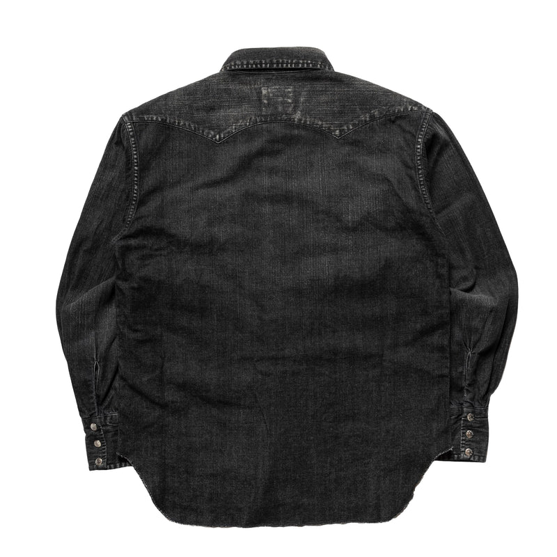 SKULLTAG BLACKDENIM WESTERN SHIRT （CONCHOSV925） – SC WEB STORE