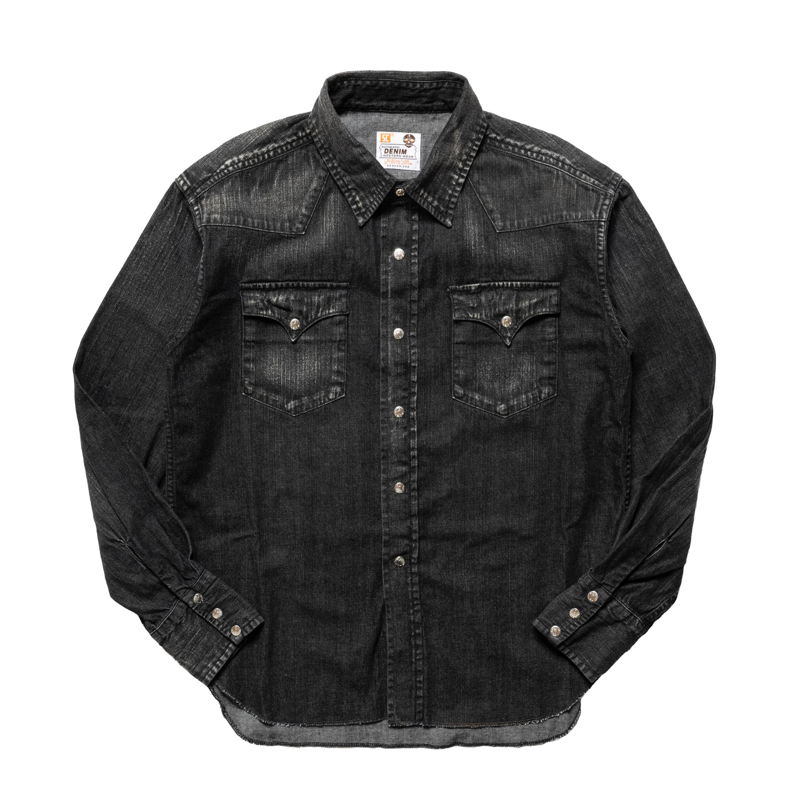 SKULLTAG BLACKDENIM WESTERN SHIRT – SC WEB STORE SKULLTAG BLACKDENIM WESTERN SHIRT – SC WEB STORE
