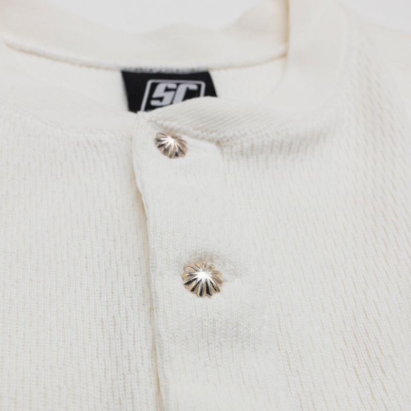 THERMALHENLEYNECK LONGSLEEVE T-SHIRT（CONCHO SV925） / OFF WHITE