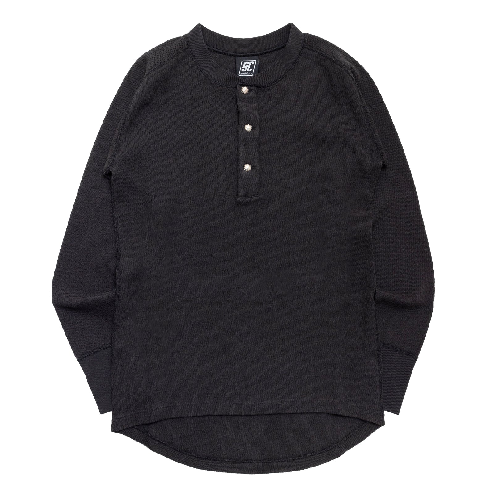 THERMALHENLEYNECK LONGSLEEVE T-SHIRT（CONCHO SV925） / BLACK