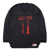 FOOTBALL LONGSLEEVE T-SHIRT / CHARCOAL GRAY