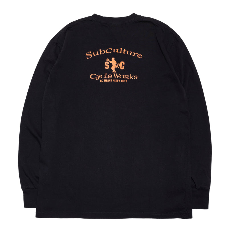 SC RULES LONGSLEEVE T-SHIRT / BLACK