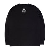 SKULL HORN LONGSLEEVE T-SHIRT / BLACK