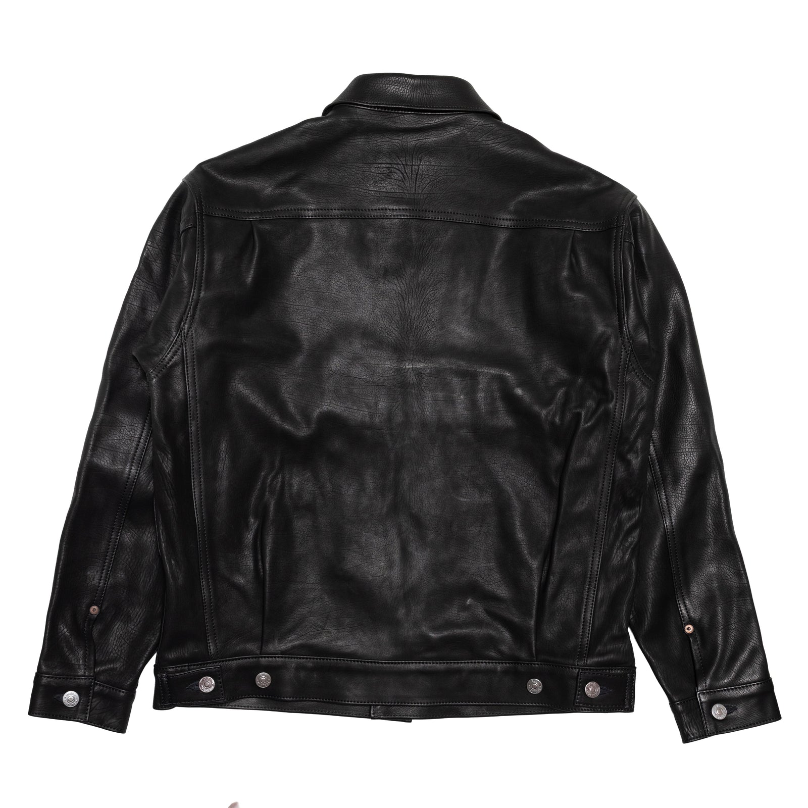 S07XX CALFSKIN LEATHER JACKET（IRON） / BLACK – SC WEB STORE