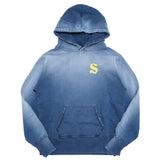 PULLOVER HOODIE （FADE） / INDIGO