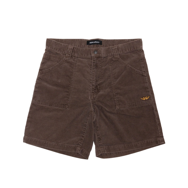 CORDUROY SHORTS / BROWN