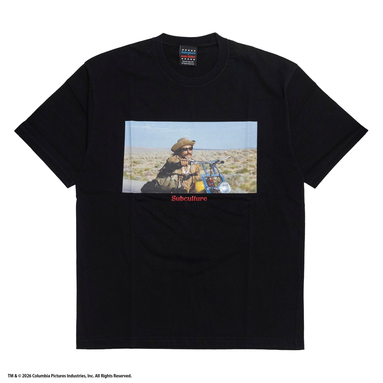 Subculture Easy Rider Tシャツ TYPE-CBODY EASY RIDER × SUBCULTURE T-SHIRT / BILLY / BLACK – SC