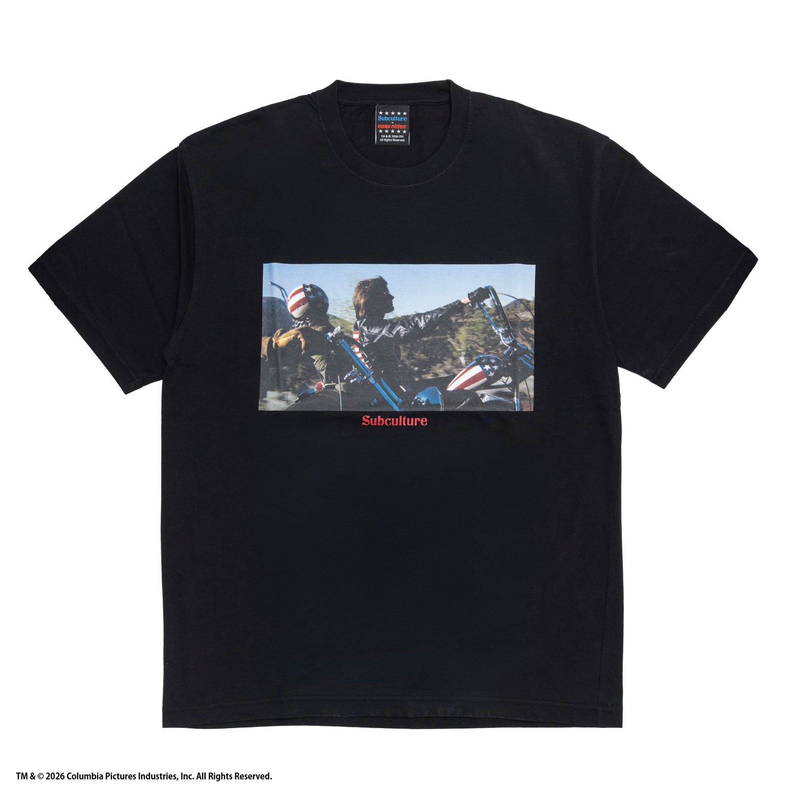 TYPE-CBODY EASY RIDER × SUBCULTURE T-SHIRT / CAPTAIN AMERICA