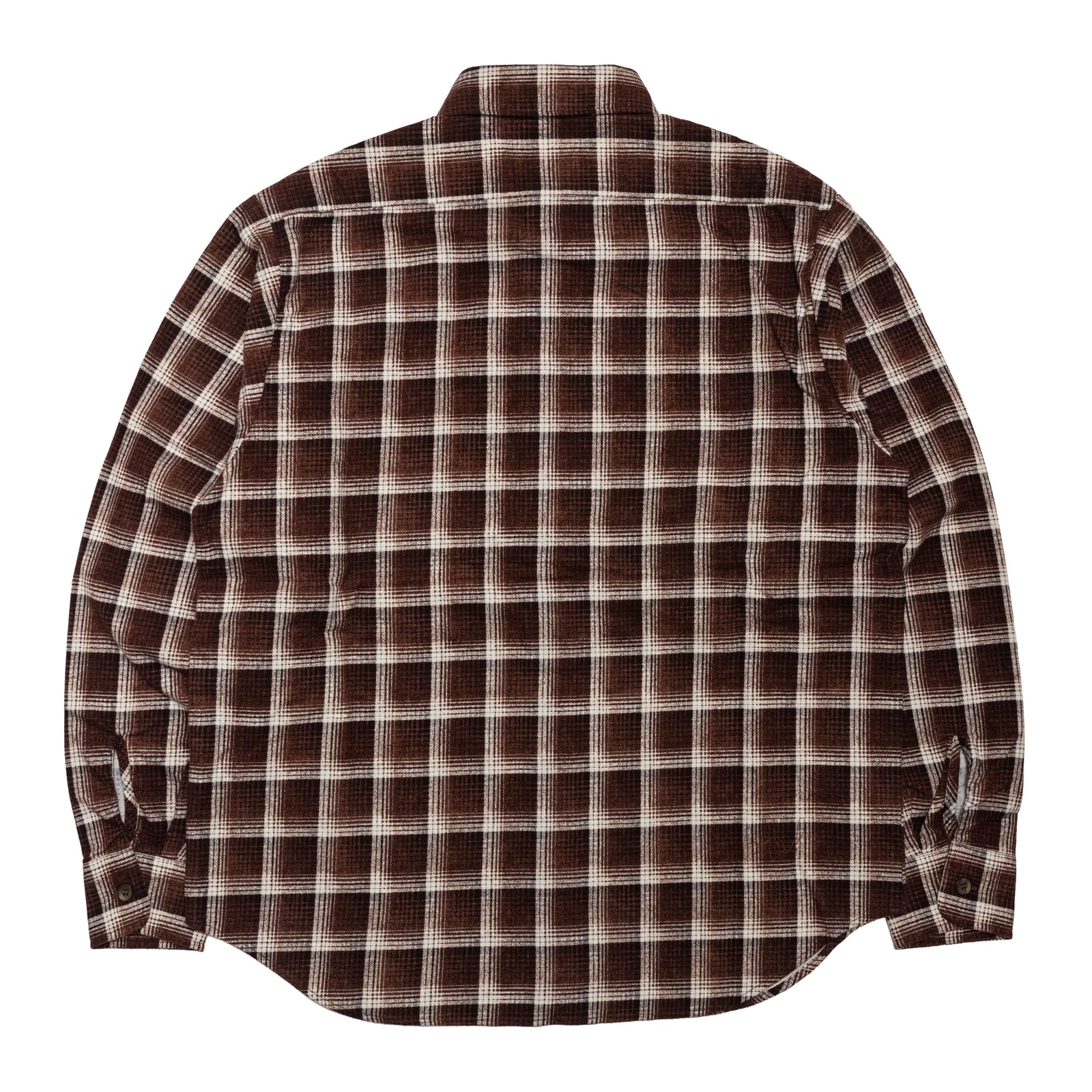 COTTON CHECK SHIRT / BROWN CHECK – SC WEB STORE